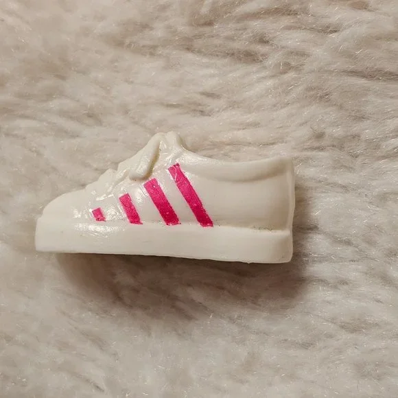 adidas gazelle silver green womens Barbie pink Women's Two-Tone Sneaker